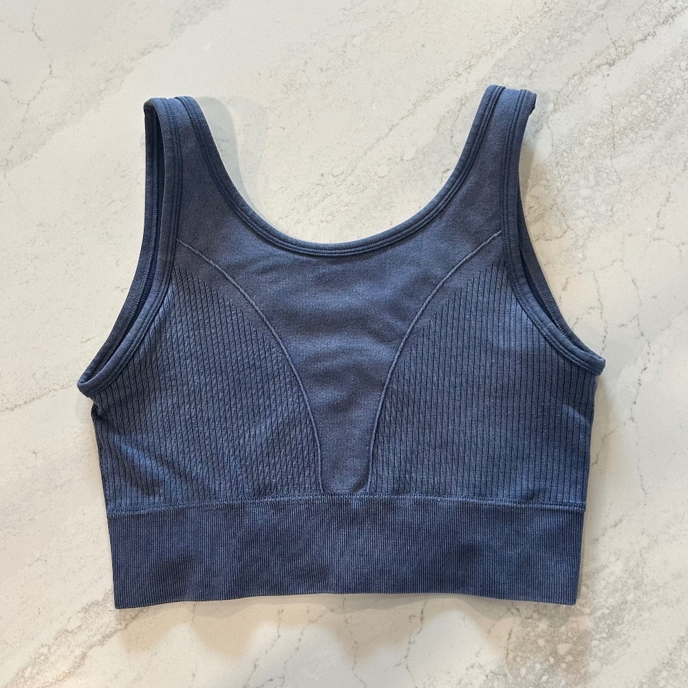 Blue Workout Tank/Bra